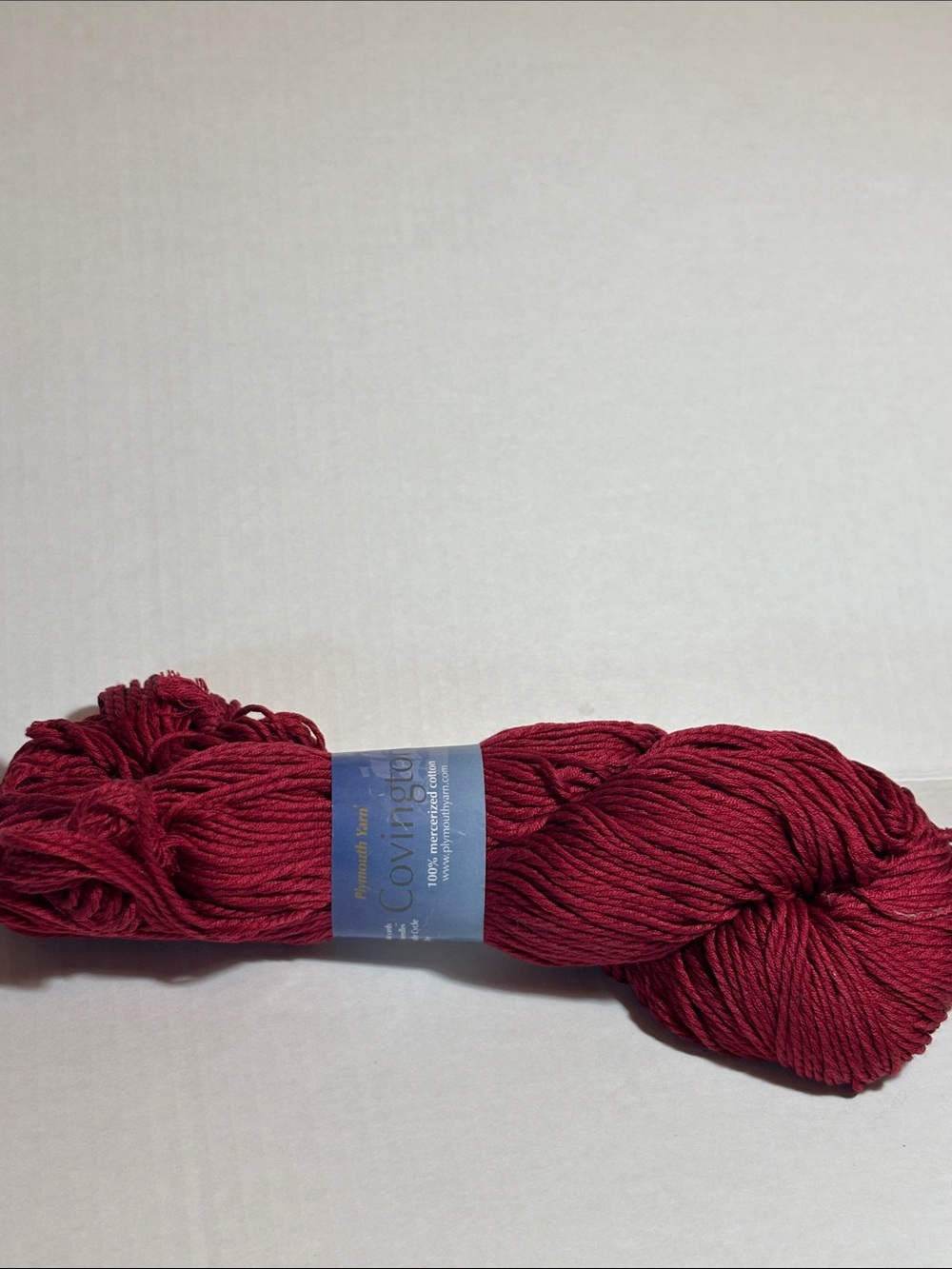 Covington 100% mercerized cotton in crimson